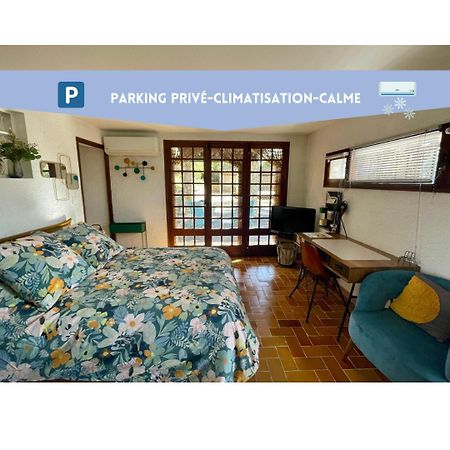 Studio Meyreuil-Terrasse-Au Calme En Campagne-Clim Kültér fotó